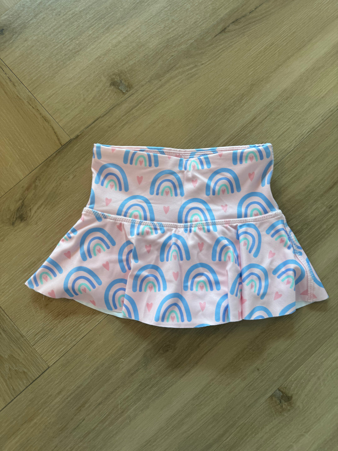 Girls Active Skort-Rainbows