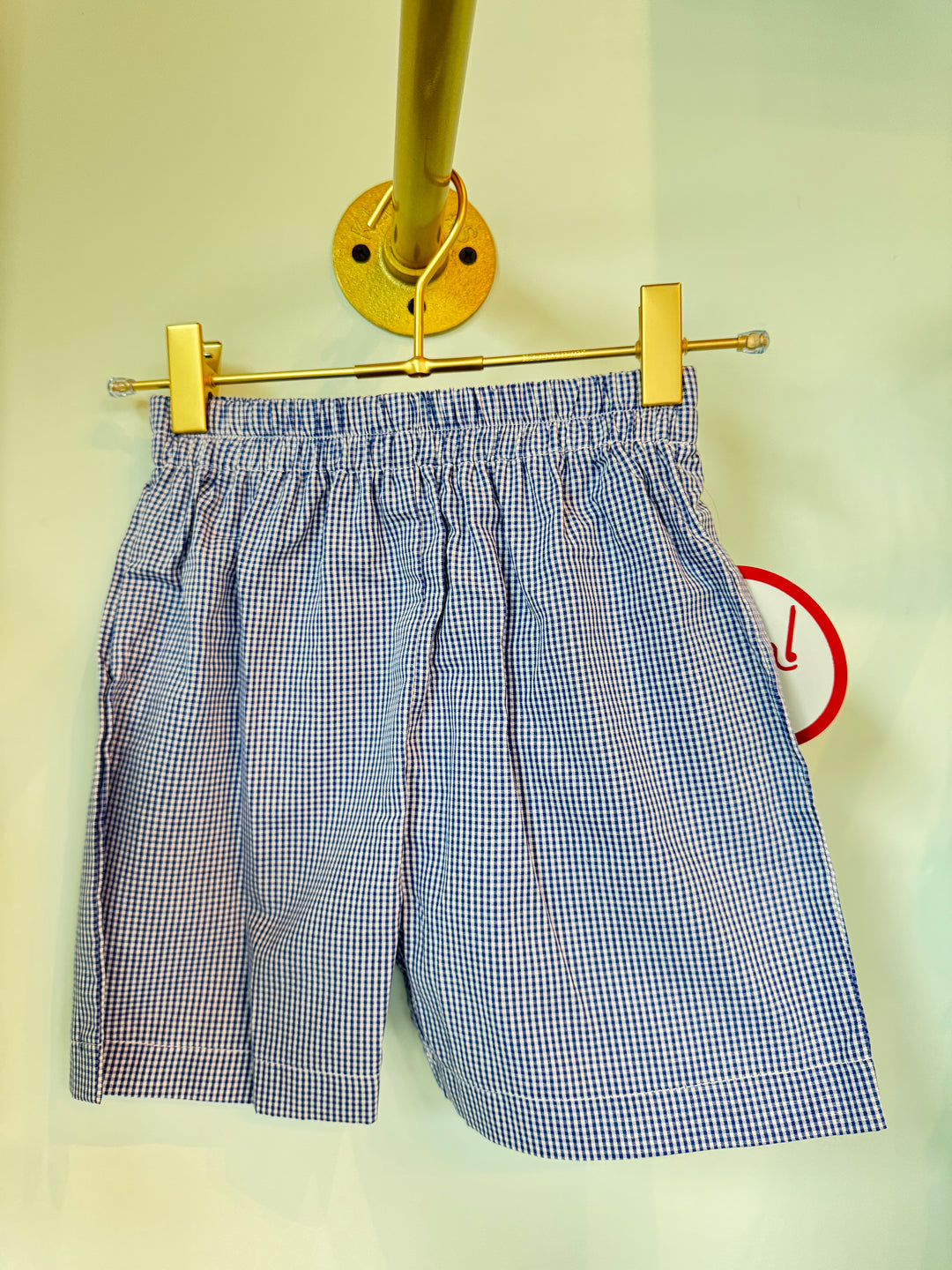 Boys Royal Check Shorts
