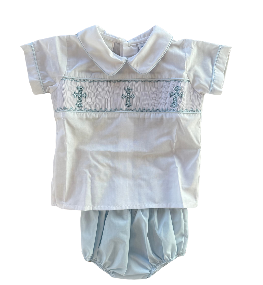 Champ Diaper Set-Blue Cross