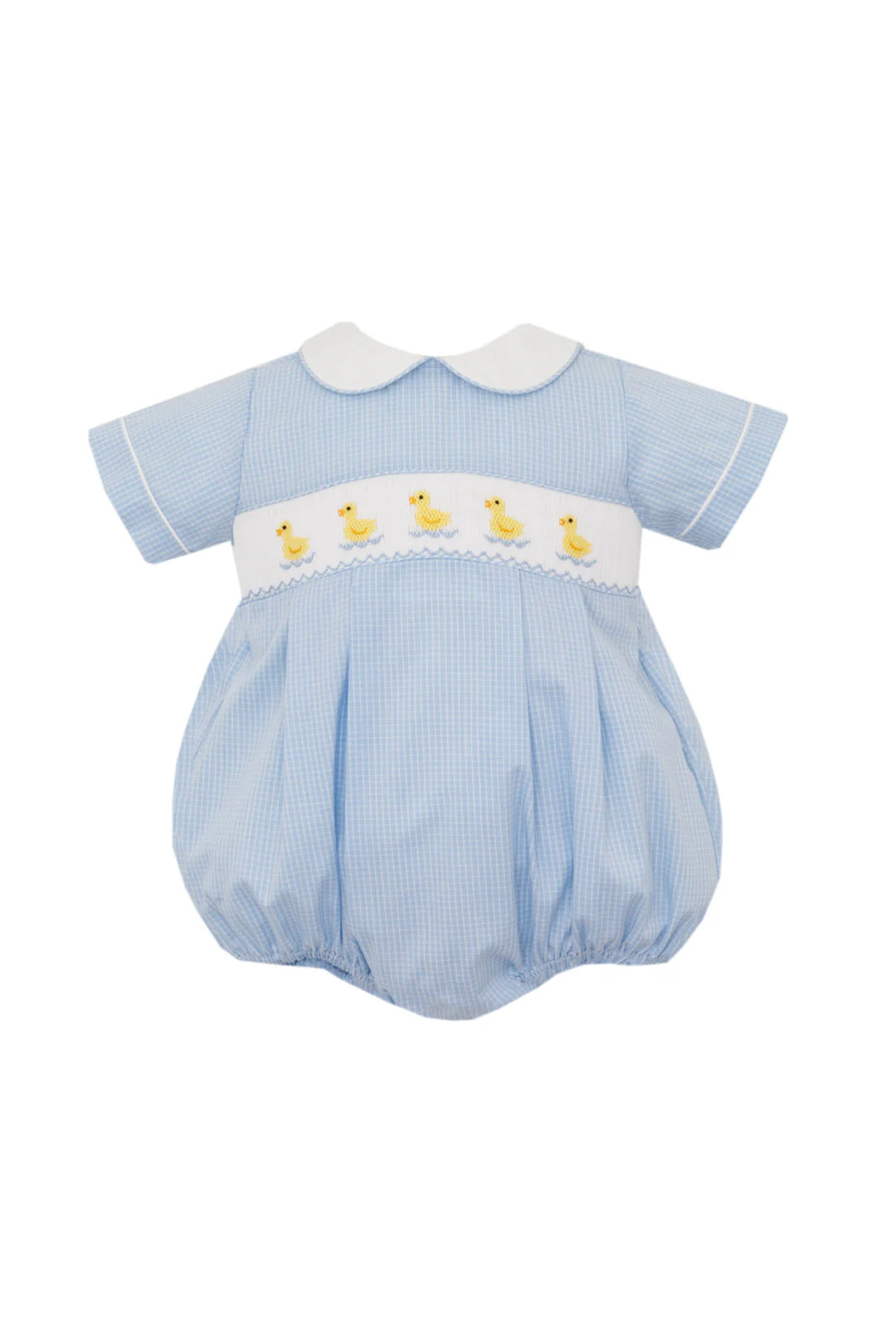Boys Blue Check Bubble-Ducks