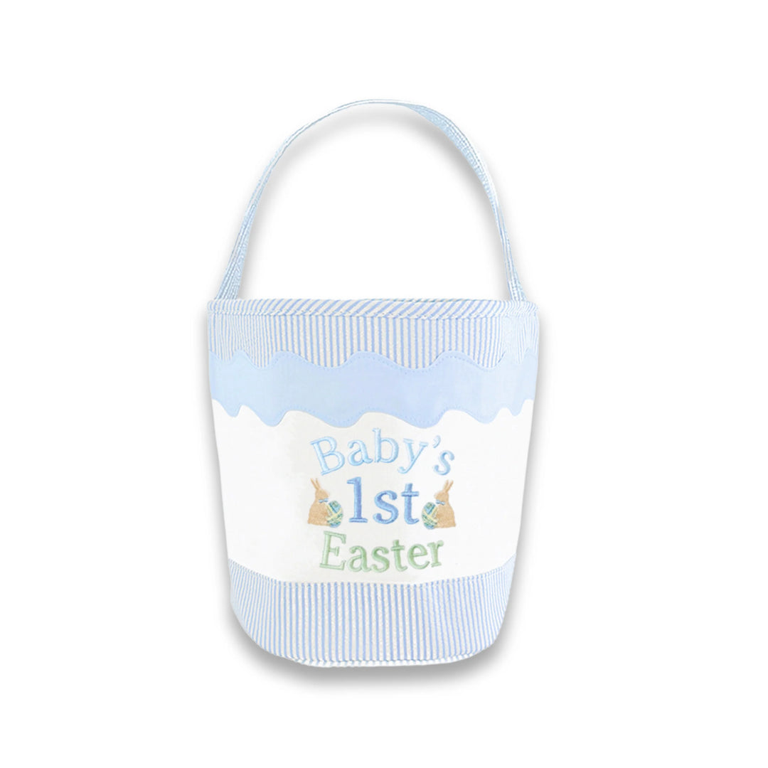 Baby’s 1st Easter Bunny Basket-Blue