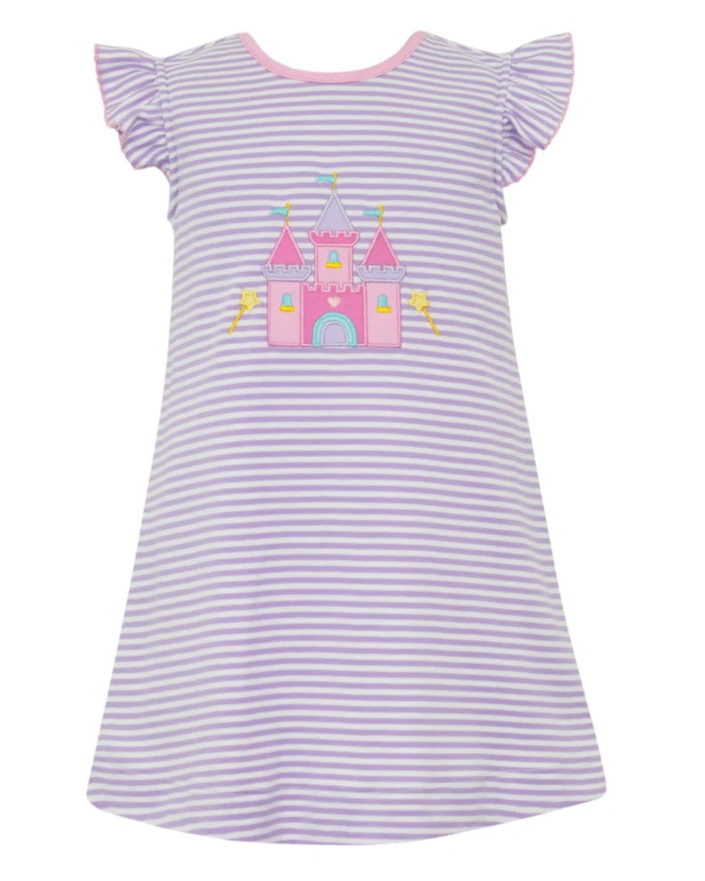 Castle Lilac Stripe Knit Dress