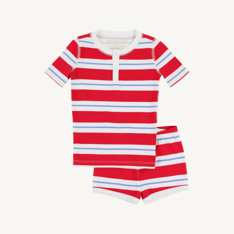 Sutton’s Short Set-Red/White/Blue Stripe