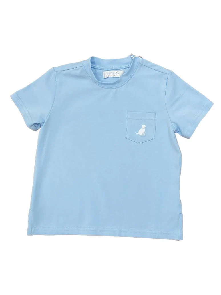 Ethan Crewneck Tee-Light Blue