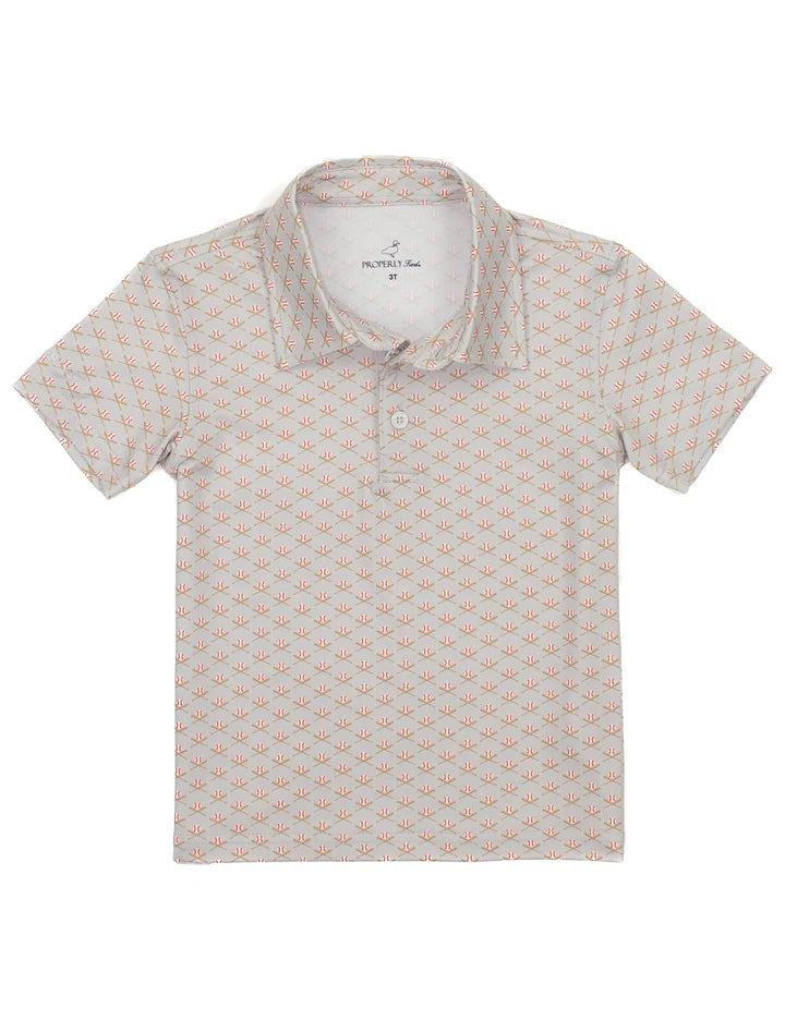 Inlet Polo-Baseball Shield