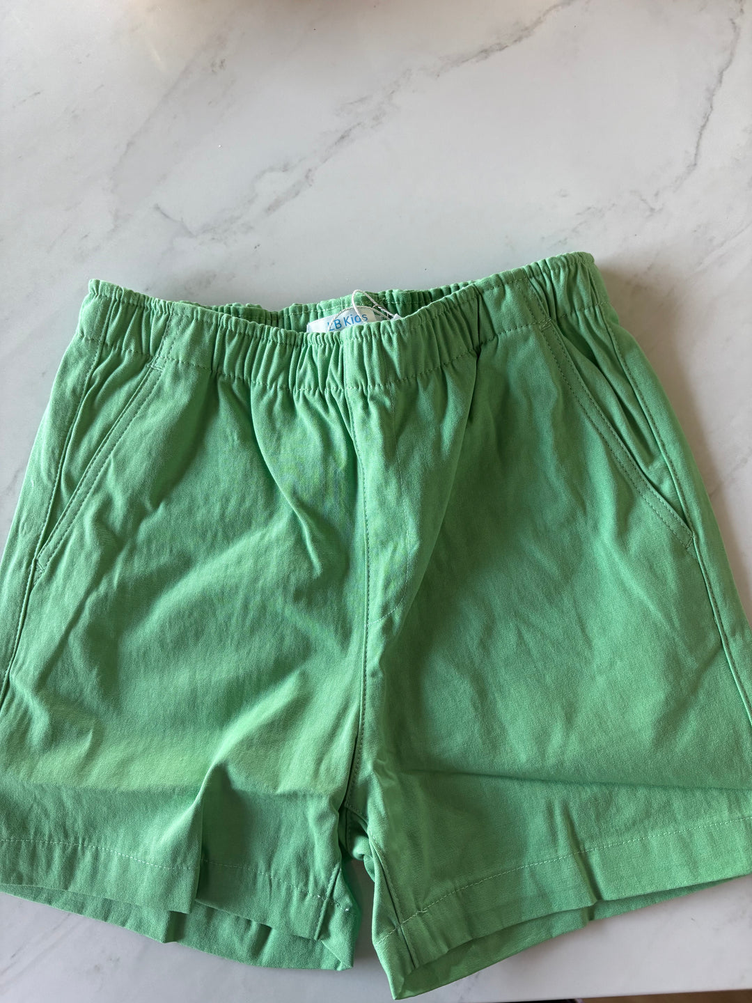 Drew Elastic Shorts-Sea Green