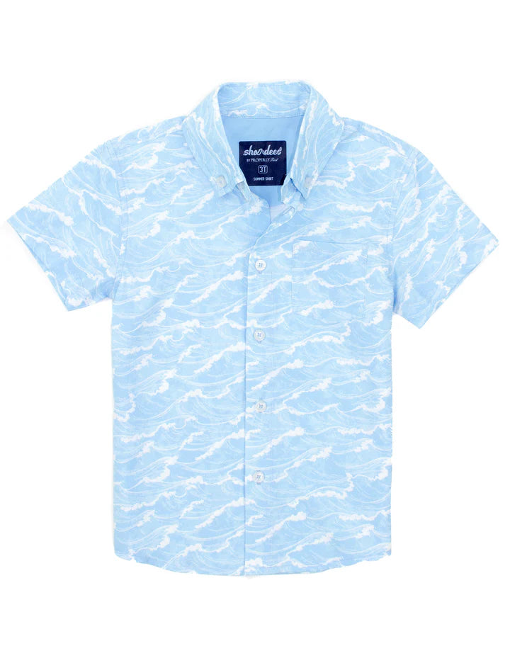 Shordees Summer Shirt-White Cap