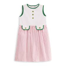 Pink Bubble Stripe Sophia Dress