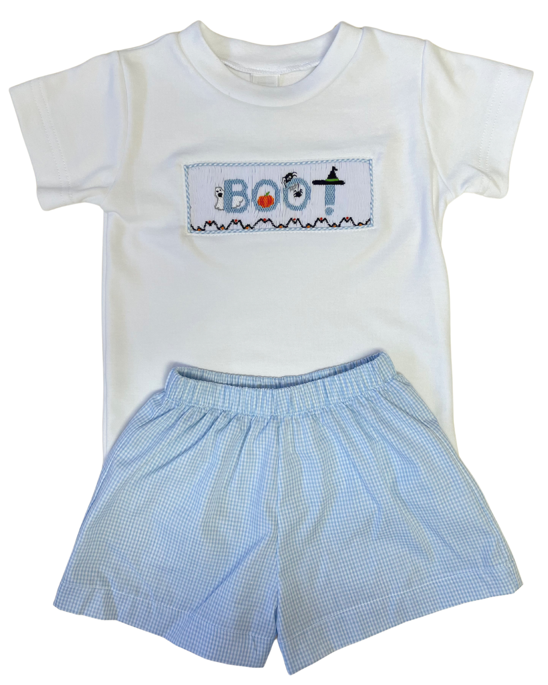 Boo Smocked Short Set