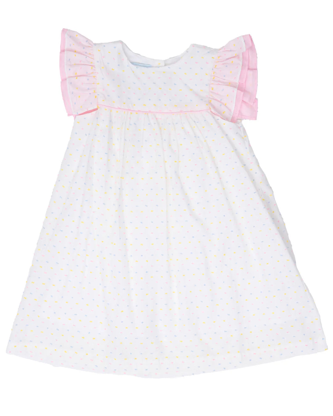 Tara Dress-Pastel Swiss Dot