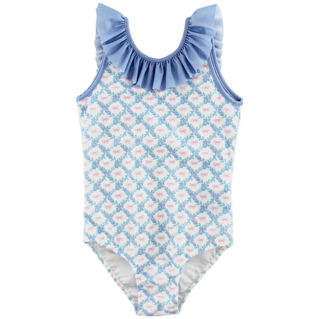 Girls Spandex Swim-Trellis