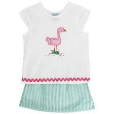 Fancy Flamingo Short Set