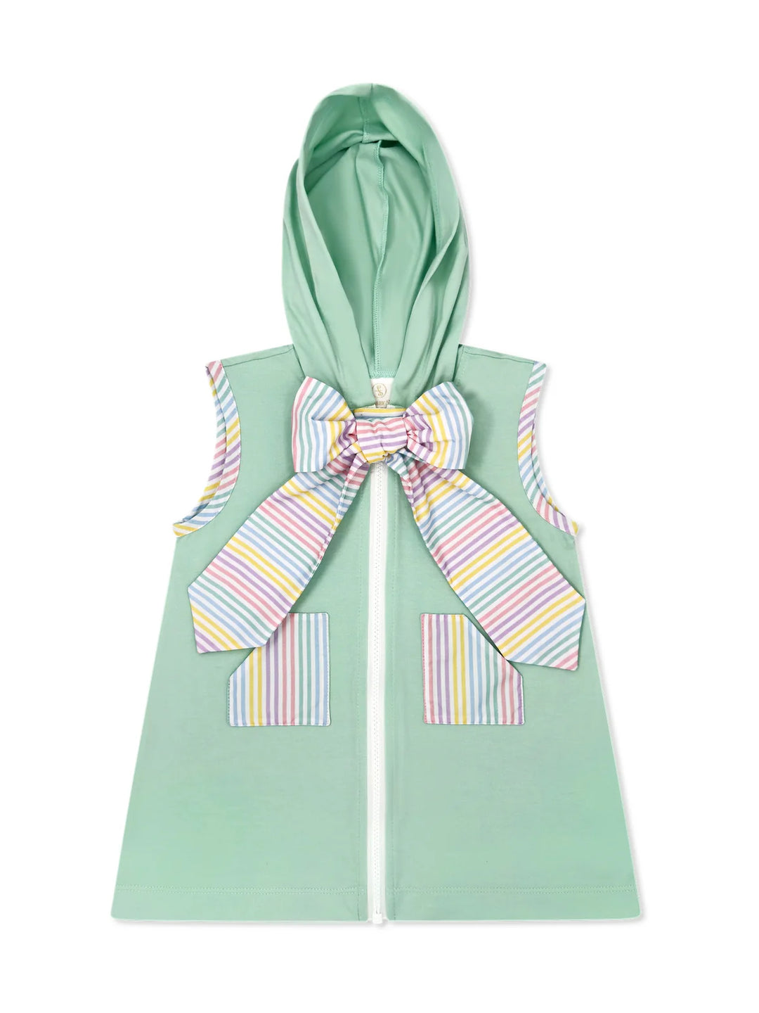 Oh Hey Vacay Coverup-Happy Mint, Petunia Pinstripe