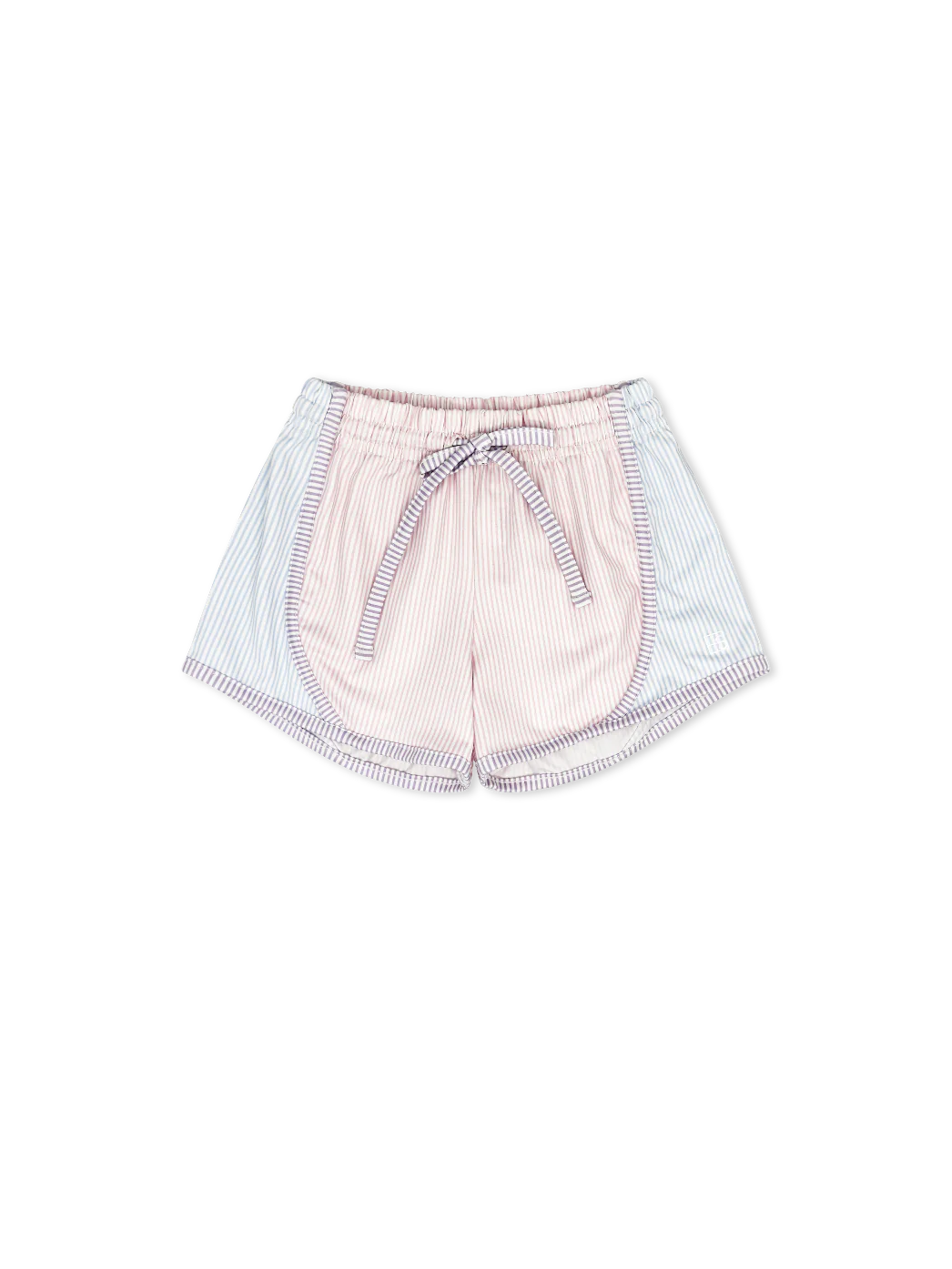 Elise Short-Pink/Blue/Petal Purple Ministripe