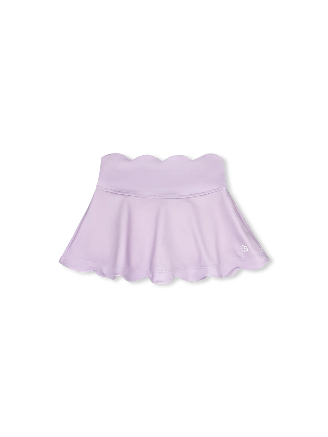 Zoe Scallop Skort-Petal Purple/Cotton Candy Pink