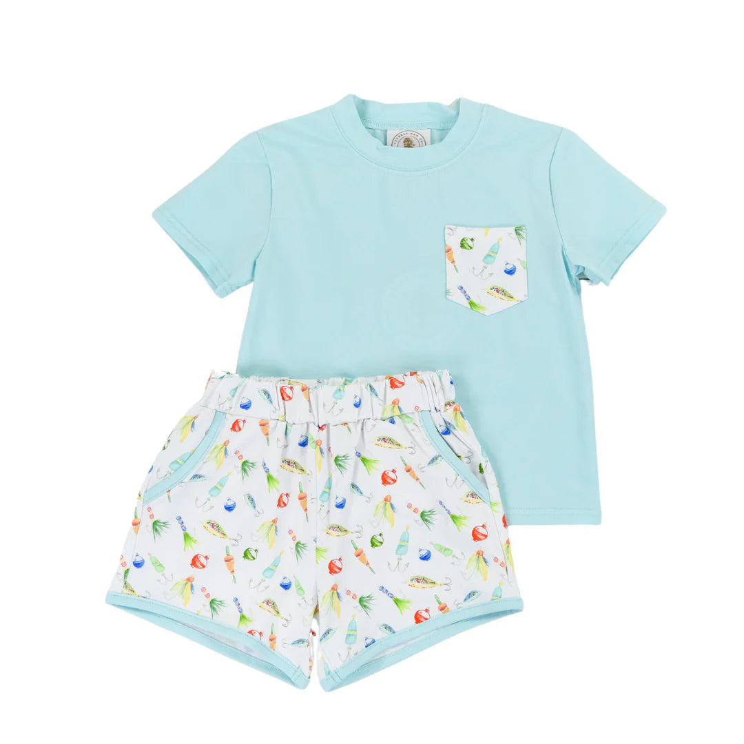 Gone Fishing Boys Short Set