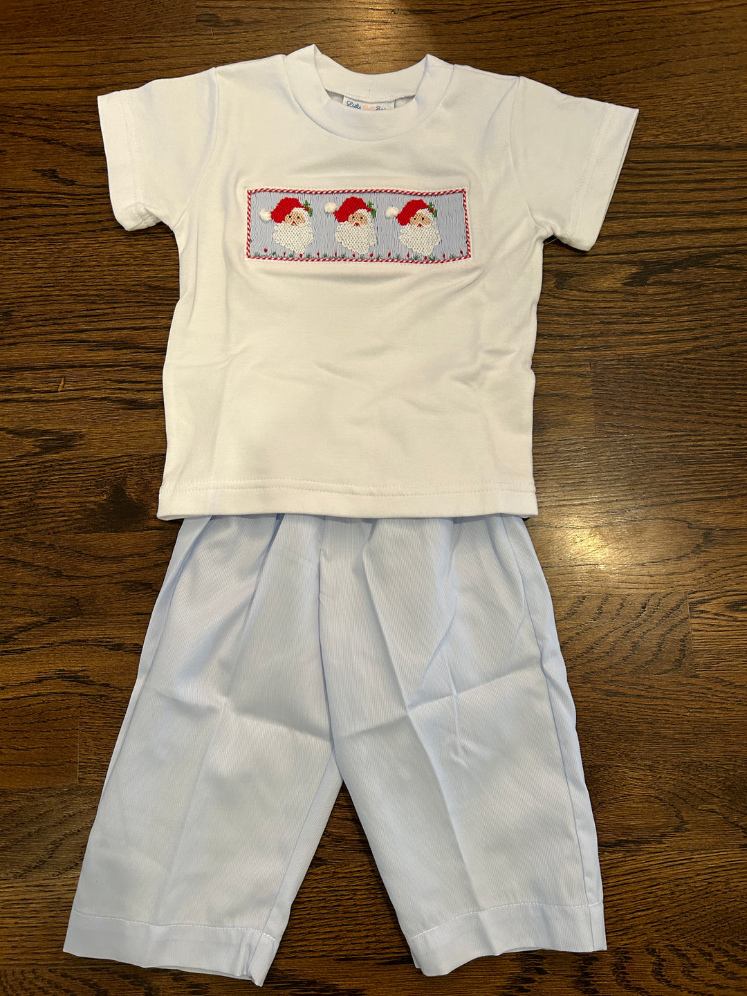 Tom Smocked Santa Pant Set