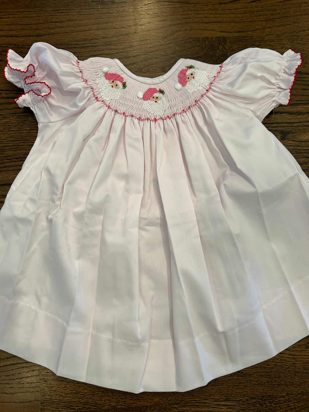 Emma Bishop Dress Smocked Santa