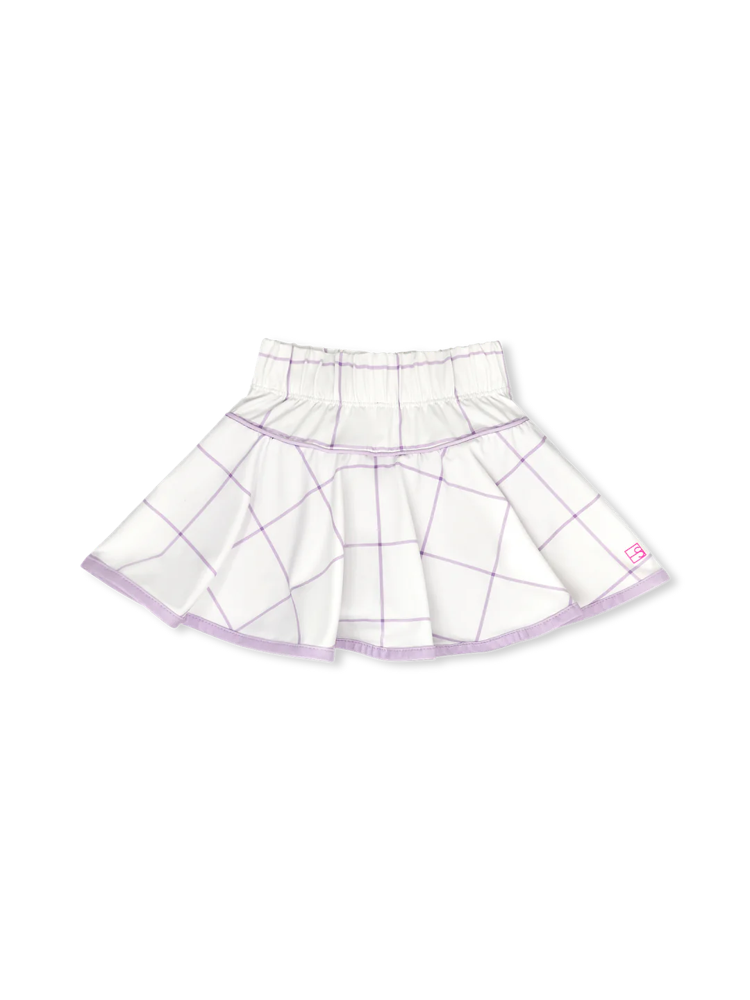 Quinn Skort - Pure Coconut/Willington Windowpane