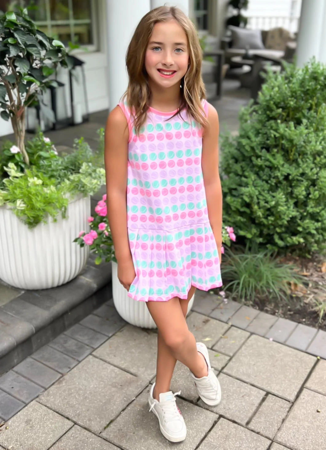 Stella Dress w/Tennis Balls-Serve It Up