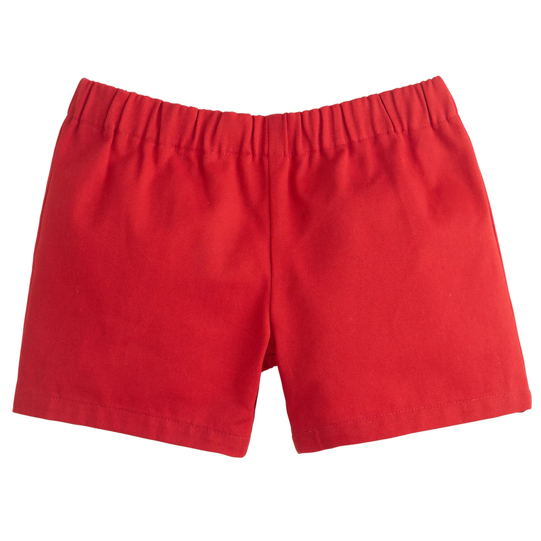 Basic Short-Red Twill