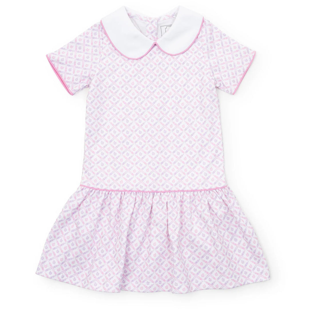 Libby Girls Dress-School Plaid Pink