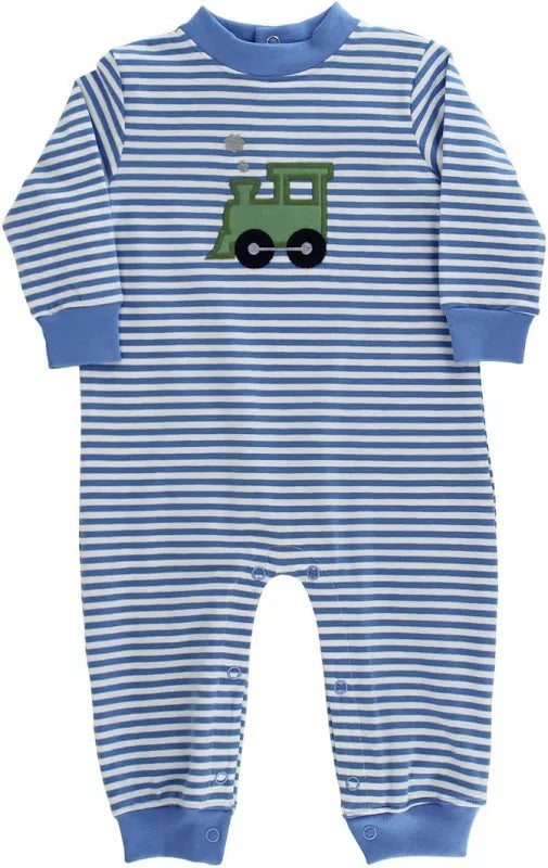 Little Locomotive Knit Romper