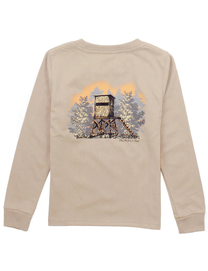 LS Deer Stand Tee-Sand