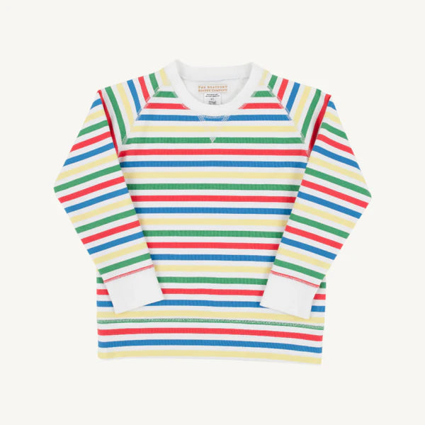 Cassidy Comfy Crewneck-Portland Sealife Stripe