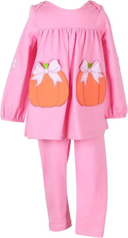Tabby Tunic Set-Pumpkin