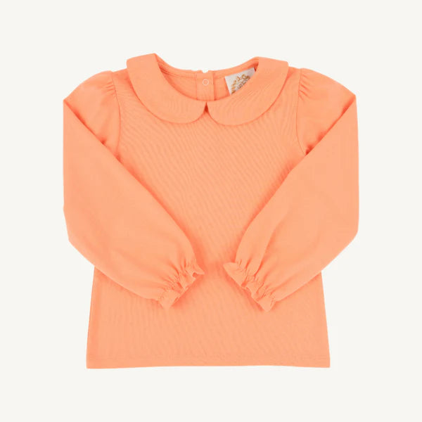 Maude’s LS Peter Pan Shirt-Seashore Sherbet