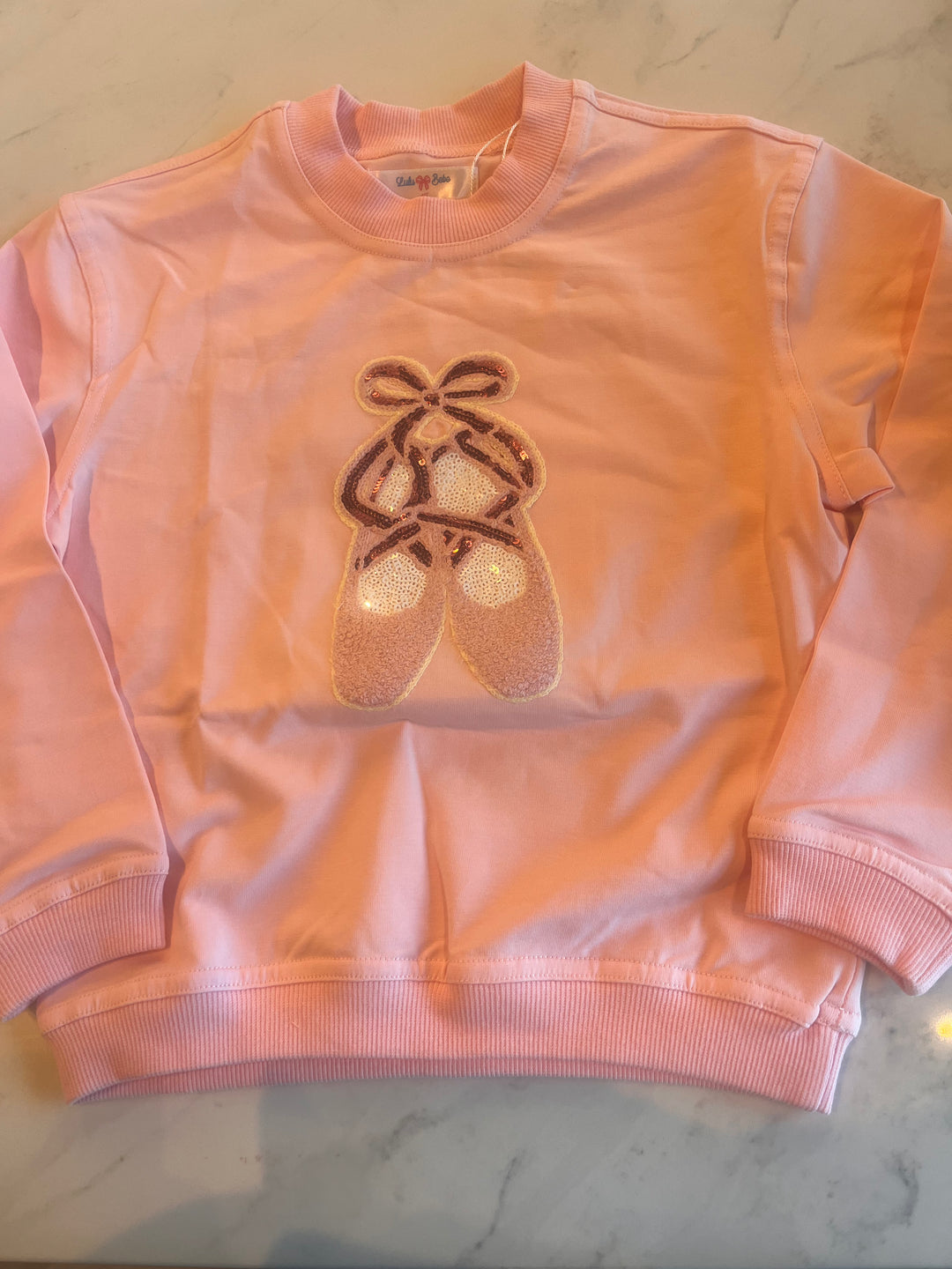 Ballet Slipper Sequined Top