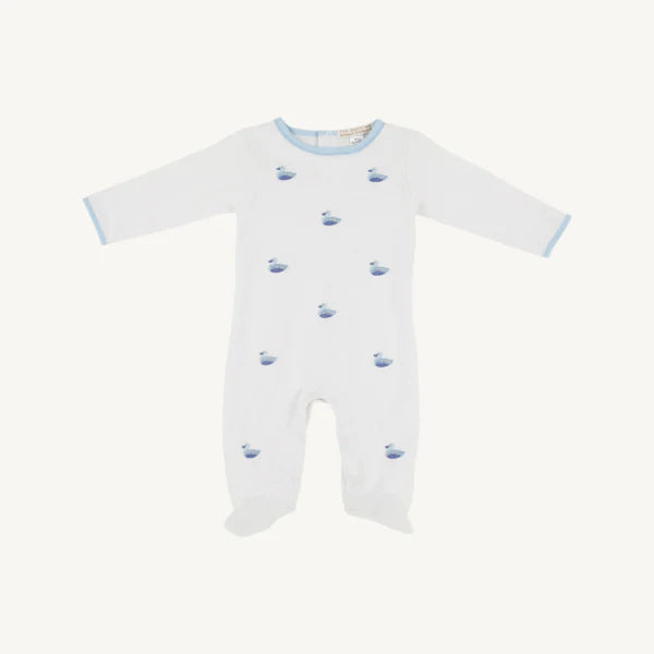 Rock Me Romper-Ducks Embroidery