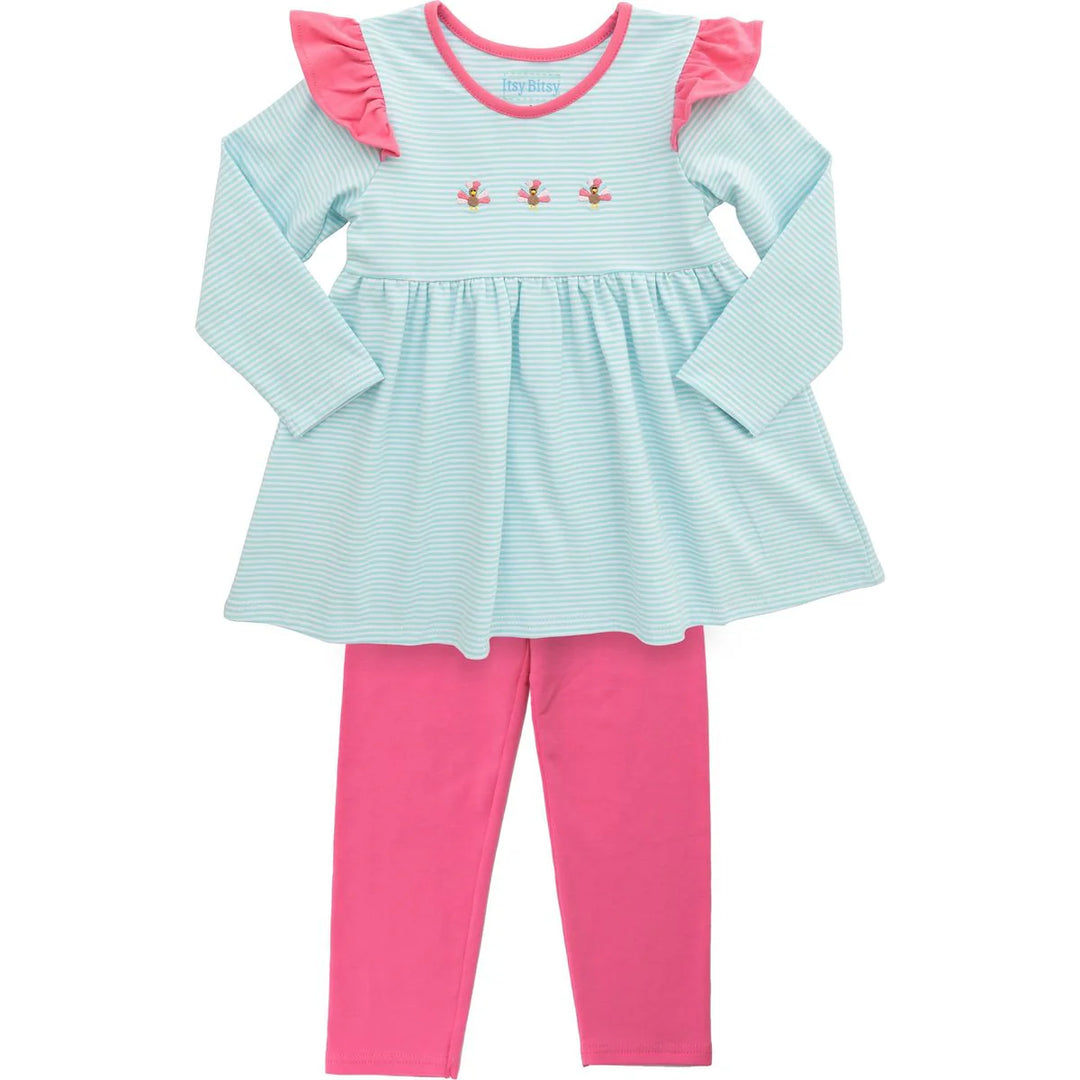 Turkey Ruffle Pant Set