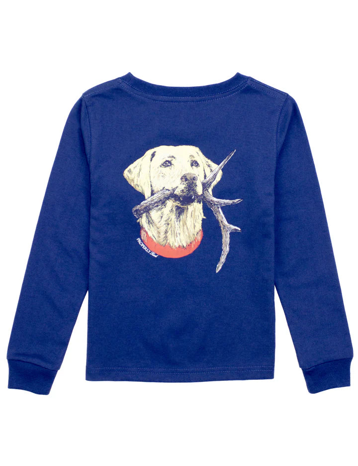 LS Antler Lab Tee-River Blue