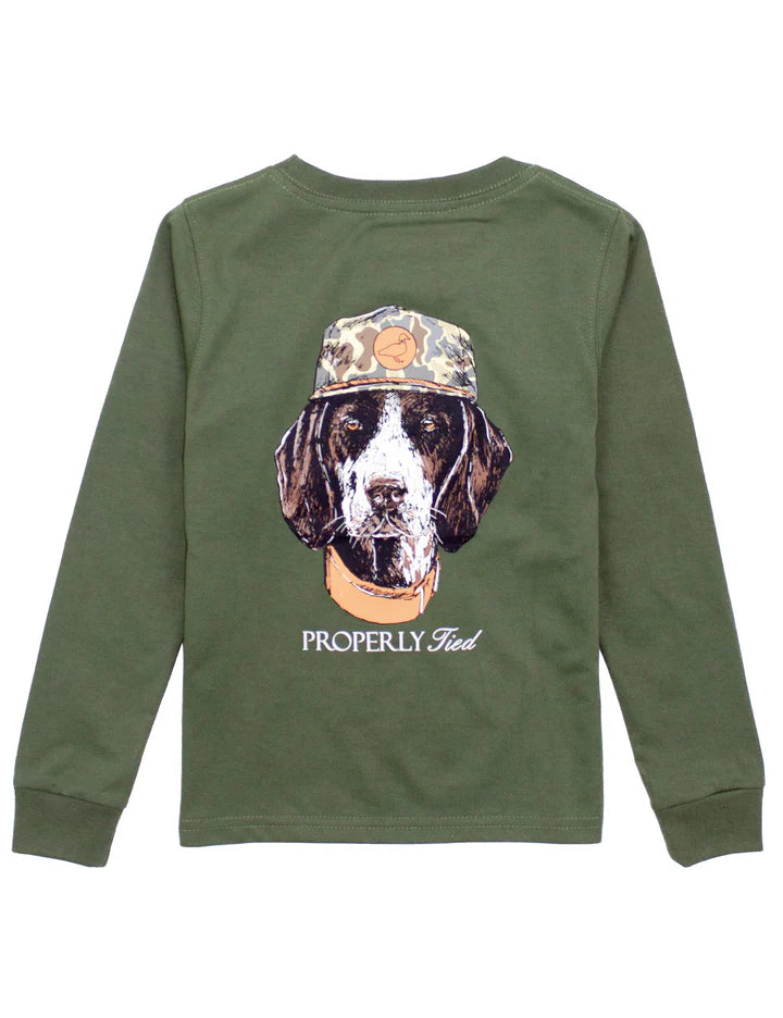 LS Man’s Best Friend Tee-Olive