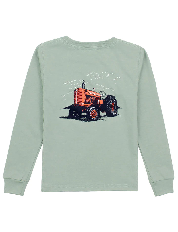 LS Tractor Tee-Sage