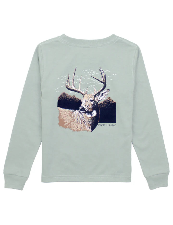 LS Buck Tee-Sage
