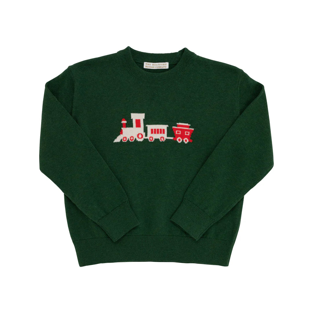 Isaac's Intarsia Sweater Train