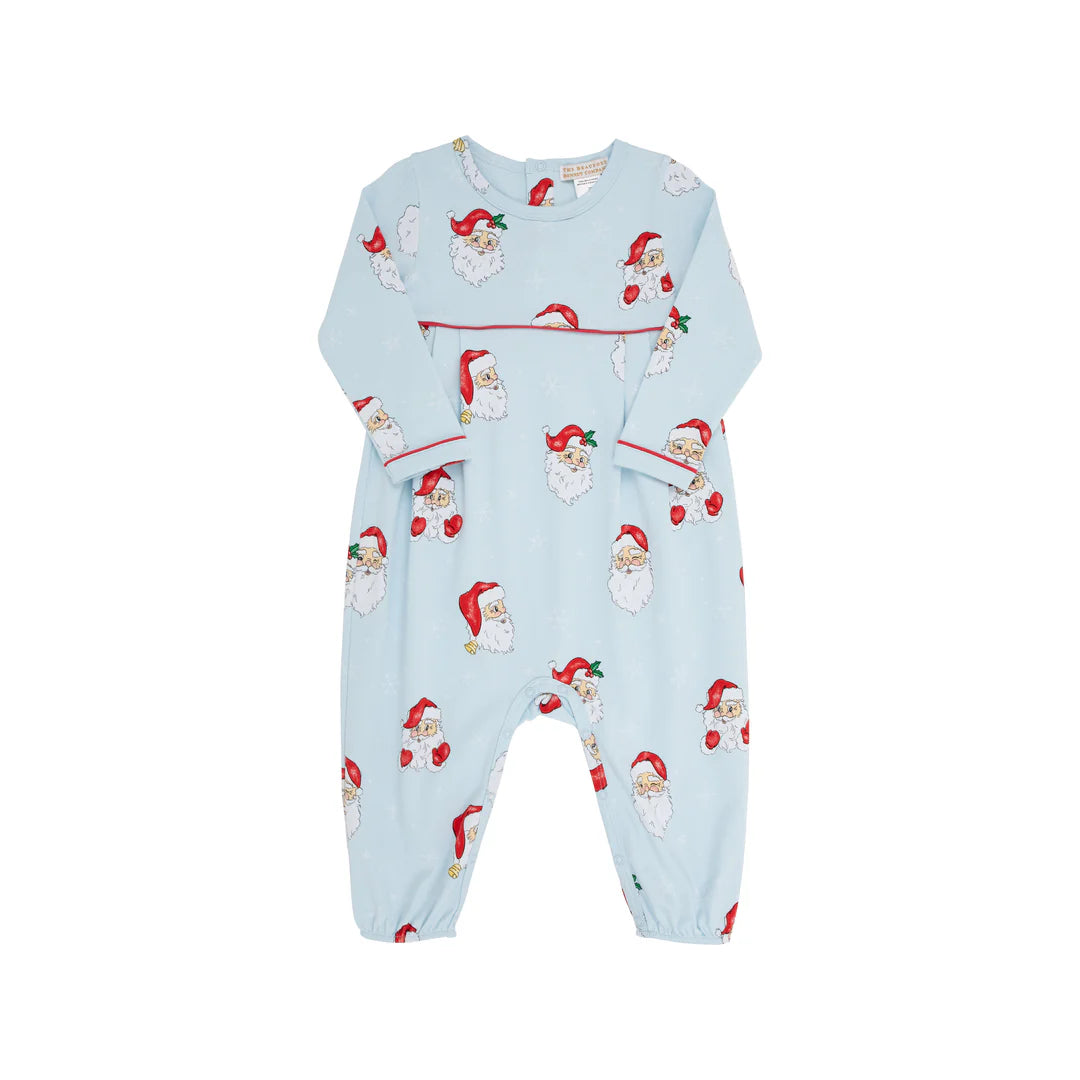 LS Bradford Romper-Dear Santa