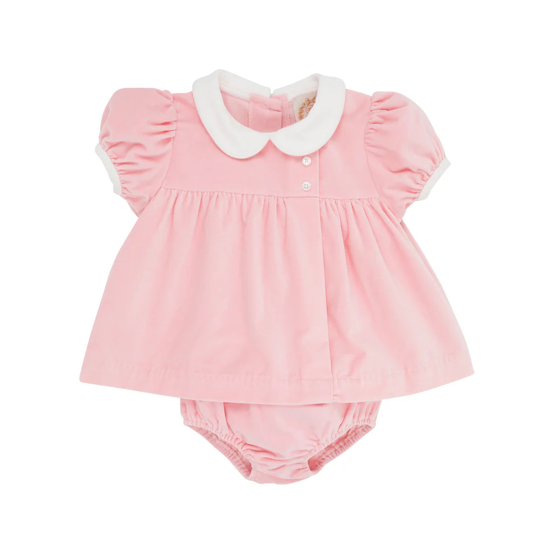 Mary Baker Bloomer Set Velveteen Pink