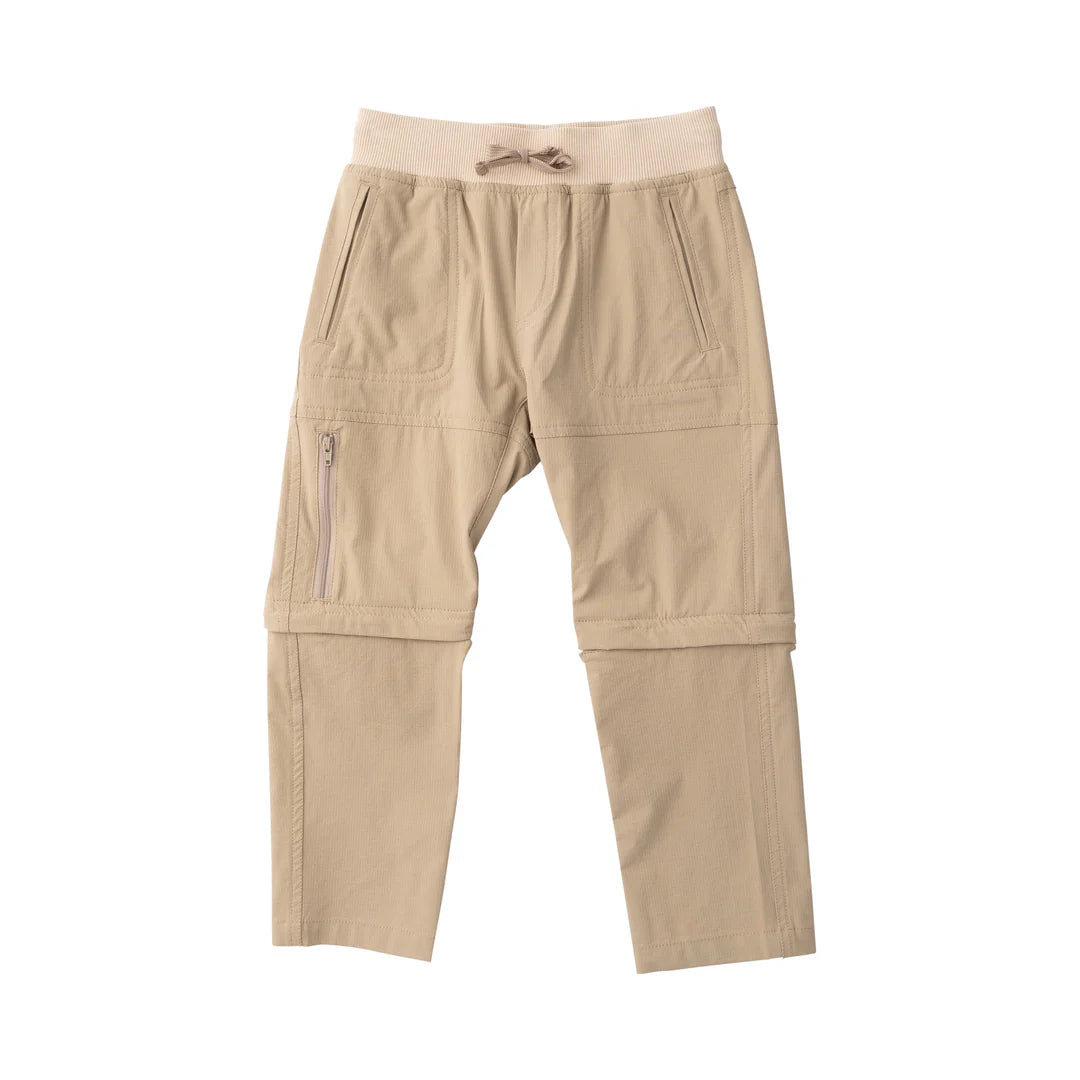 Zip Off Cargo Pant-Trench Coat Khaki