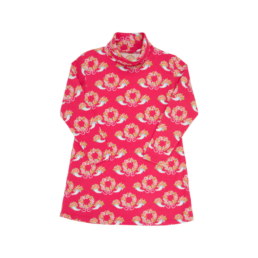 Tatum's Turtleneck Dress Bows and Berries