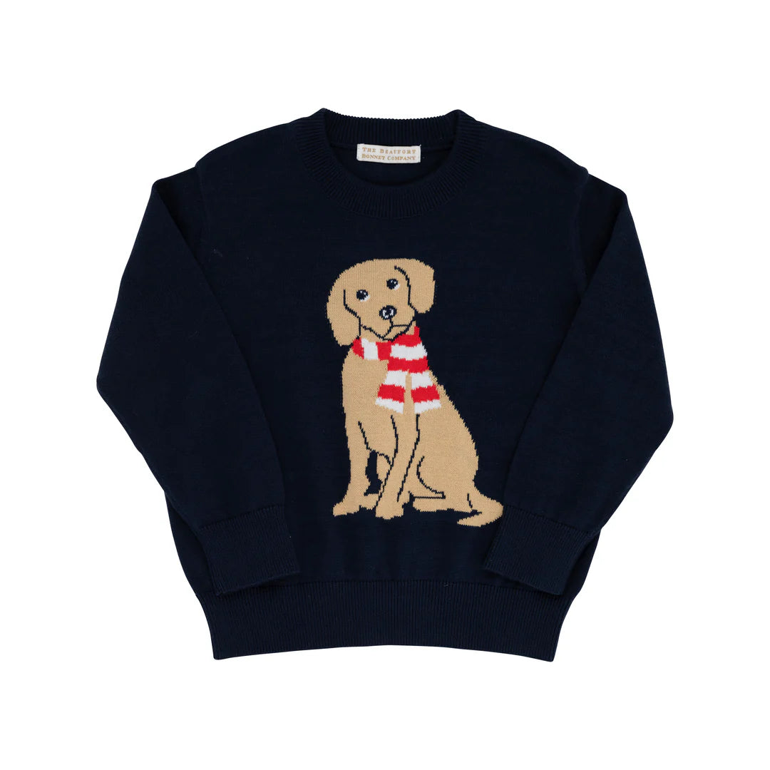 Isaac’s Dog Sweater-Nantucket Navy
