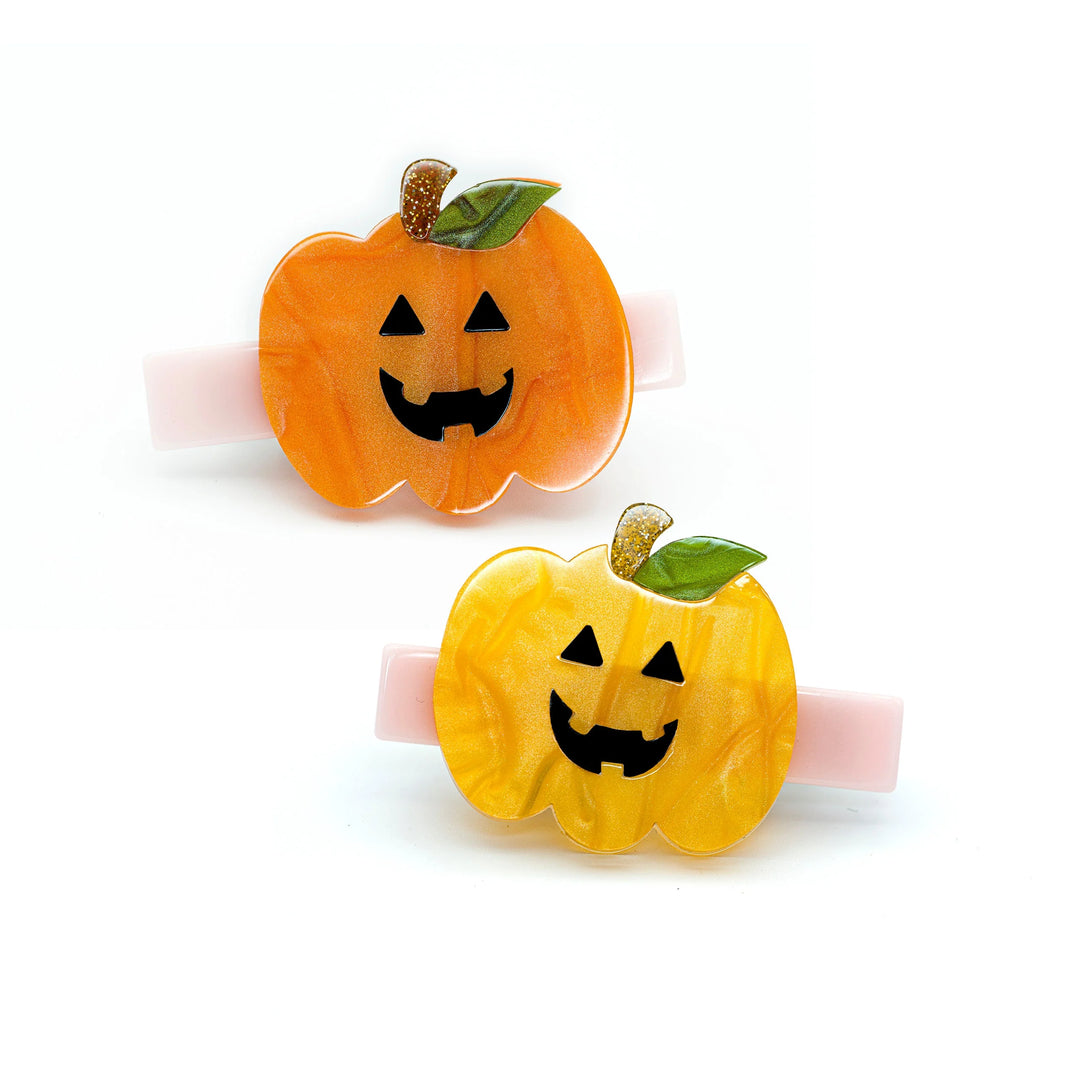 Jack O Lantern Hair Clips