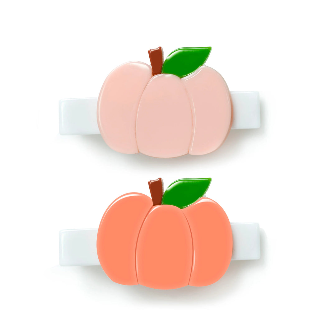 Orange Pumpkins Hair Clips