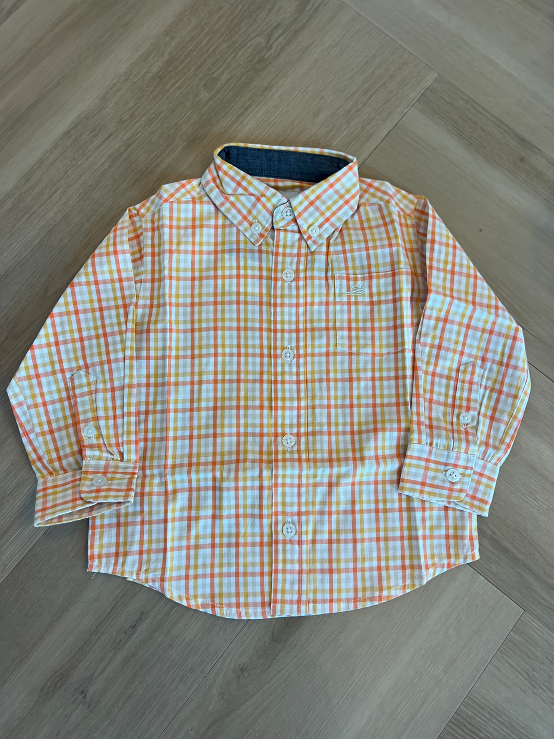 LS Dress Shirt-Golden/Fog