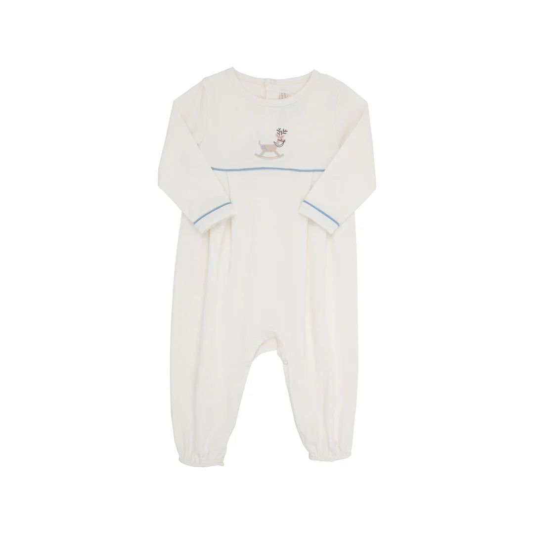 LS Bradford Romper-Palmetto Pearl Rocking Horse