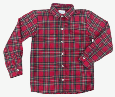 Ryan Dress Shirt-Christmas Plaid