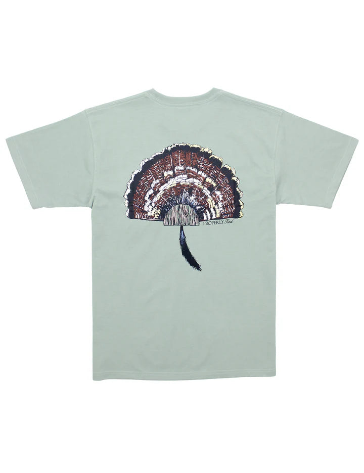 Turkey Mount Tee-Chrome Gray